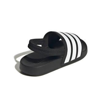 Klapki dziecięce adidas ADILETTE ESTRAP I czarne JR5328