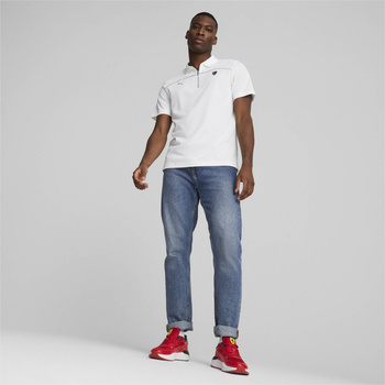 Koszulka polo męska Puma FERRARI STYLE biała 53833004