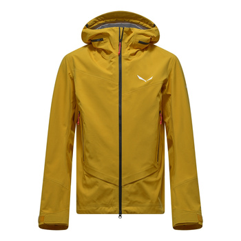 Kurtka wodoodporna męska Salewa ORTLES żółta 00-0000029180_2190