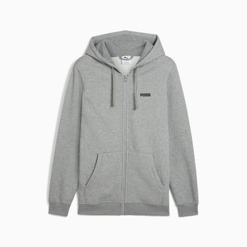 Bluza z kapturem męska Puma ESS SMALL LOGO FZ FL szara 68677503