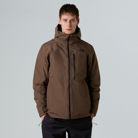 Kurtka wodoodporna męska The North Face NORTH TABLE DOWN TRICLIMATE brązowa NF0A84IG5EX