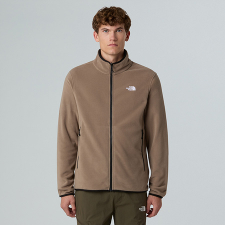 Polar męski The North Face GLACIER FLEECE brązowy NF0A8D0RBOW