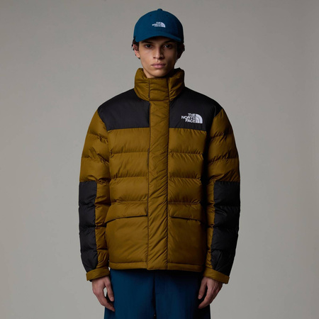 Kurtka puchowa męska The North Face LIMBARA brązowa NF0A89EG1OB