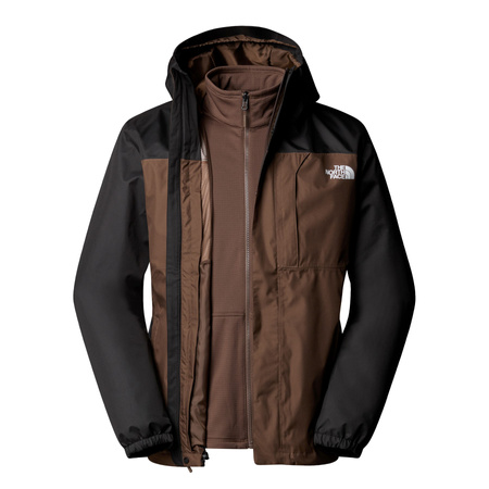 Kurtka wodoodporna męska The North Face QUEST TRICLIMATE brązowa NF0A3YFH1OI