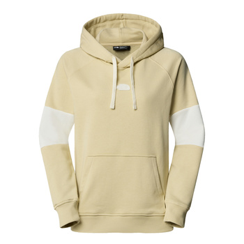 Bluza z kapturem damska The North Face TERRY RELAXED beżowa NF0A8C2D3X4