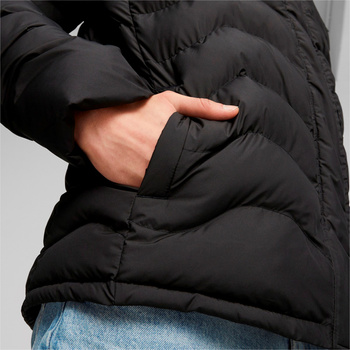 Kurtka z kapturem męska Puma MAPF1 MT7 ECOLITE PADDED czarna 62114601