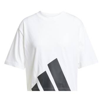 Koszulka damska adidas ESSENTIALS BIG LOGO BOYFRIEND biała JG8737