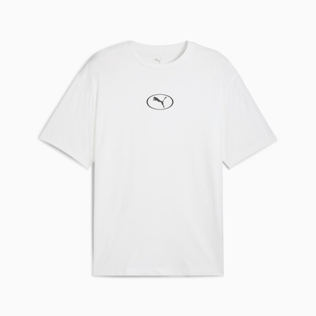 Koszulka męska Puma SPORT RELAXED GRAPHIC biała 68824202