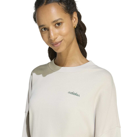 Bluza damska adidas SEASONAL ESSENTIALS COLORPOP beżowa JZ0196
