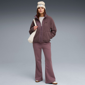 Kurtka damska Puma REVERSIBLE HYBRID SHERPA fioletowa 68838688