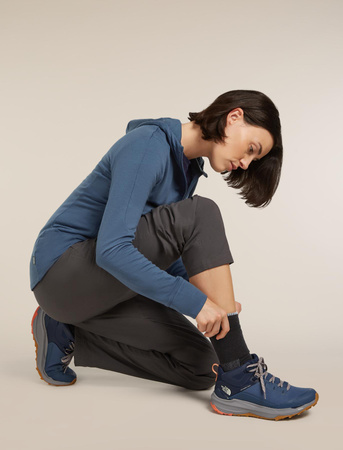 Skarpety trekkingowe damskie Icebreaker HIKE MEDIUM CREW czarne IB1051140DC