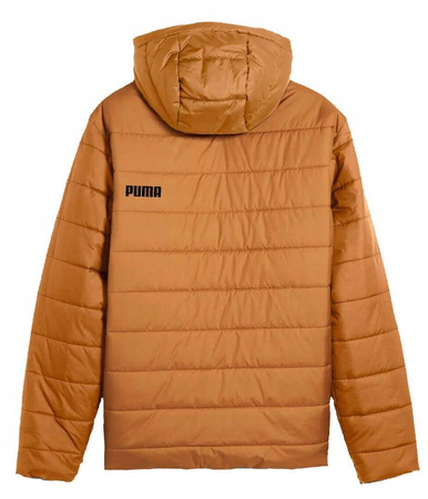 Kurtka z kapturem męska Puma ESS PADDED brązowa 84893864