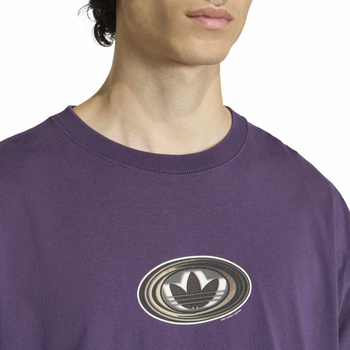 Longsleeve męski adidas GRAPHIC fioletowy KS6861