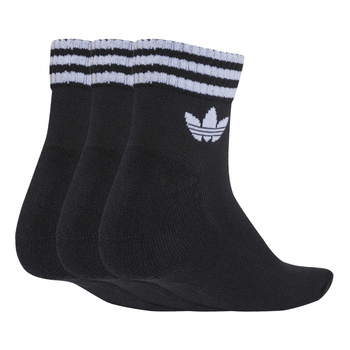 Skarpety unisex adidas 3-STRIPES 3-PACK czarne JV7436