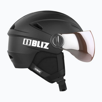 Kask narciarski unisex Bliz STRIKE VISOR czarny FZS910002_02K