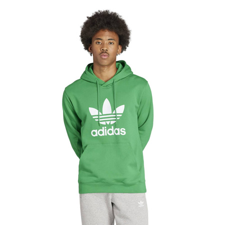 Bluza z kapturem męska adidas ADICOLOR CLASSICS TREFOIL zielona IM9403