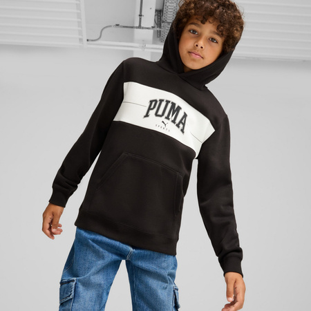 Bluza z kapturem chłopięca Puma SQUAD FL czarna 68277501