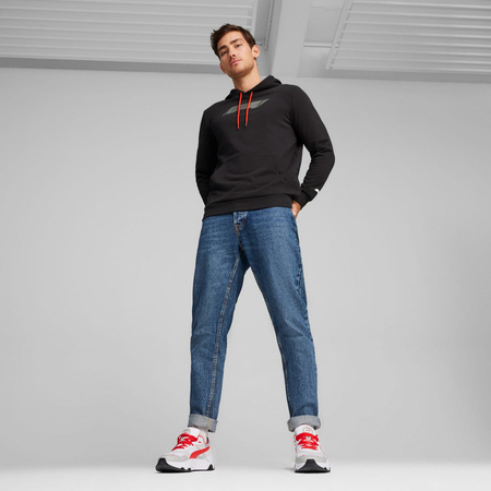 Bluza z kapturem męska Puma F1 LOGO GRAPHIC czarna 62569301