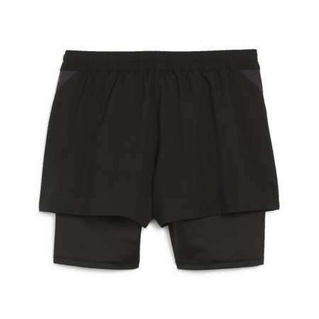 Spodenki damskie Puma TEAMGOAL 2IN1 czarne 65877503