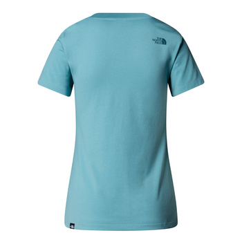 Koszulka damska The North Face S/S EASY niebieska NF0A8A6DDOU