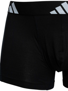 Bokserki męskie adidas ACTIVE FLEX TRUNKS 3-PACK czarne 4AM002-000