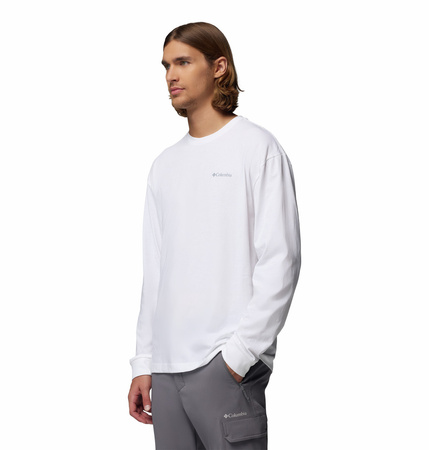 Longsleeve męski Columbia BLACK BUTTE biały 2137071100