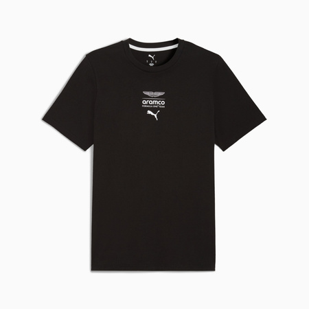 Koszulka męska Puma AMF1 LOGO czarna 63445101