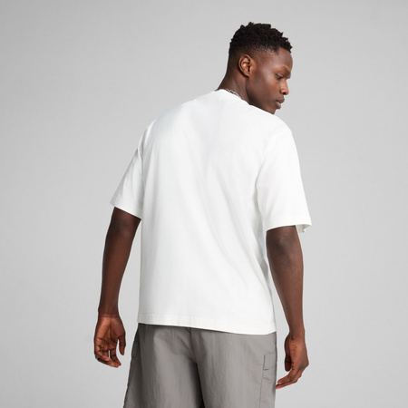 Koszulka męska Puma WARDROBE ESS BOXY biała 62964502