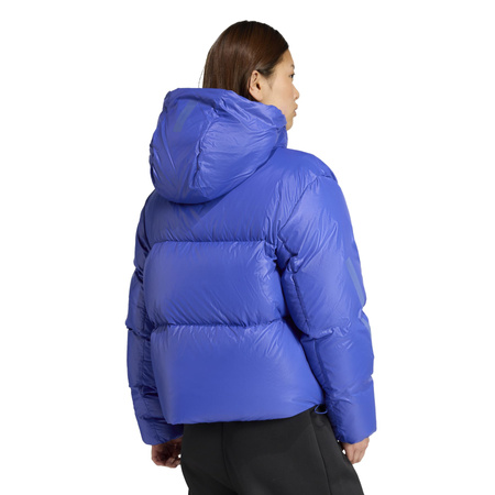 Kurtka puchowa damska adidas Z.N.E. niebieska JW1517