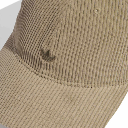 Czapka z daszkiem unisex adidas CORDUROY beżowa KC8049