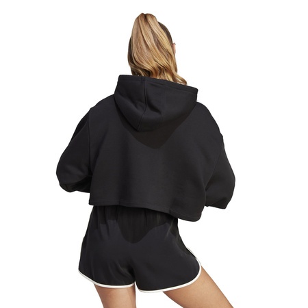 Bluza z kapturem damska adidas ADICOLOR 3-STRIPES czarna IK6477
