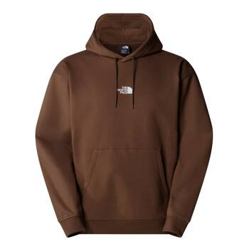 Bluza z kapturem męska The North Face ZUMU OVERSIZE brązowa NF0A89FJ1OI