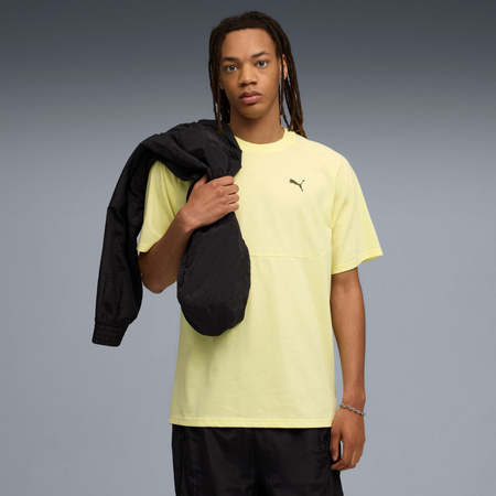 Koszulka męska Puma PUMATECH GRAPHIC RELAXED żółta 63210035