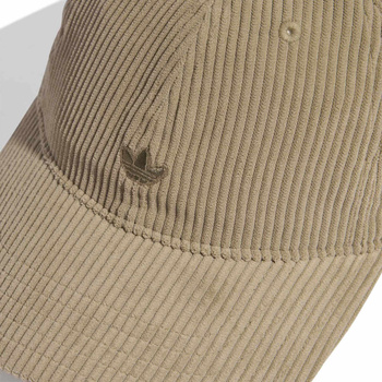 Czapka z daszkiem unisex adidas CORDUROY beżowa KC8049