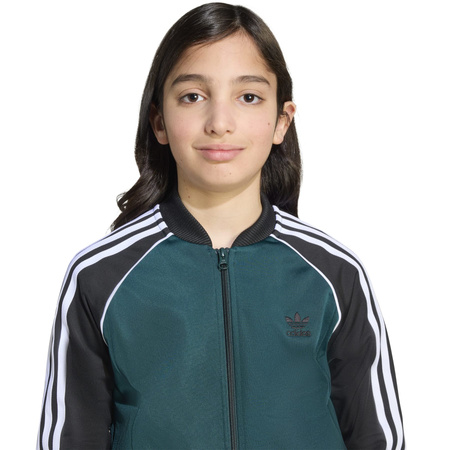 Bluza dresowa dziecięca adidas SST zielona JV8565