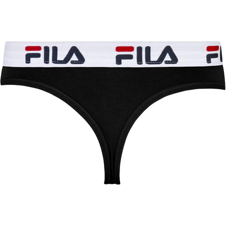 Majtki damskie Fila STRING 1-PACK czarne FU6061-200
