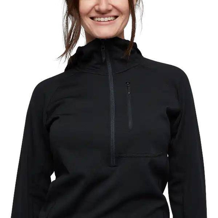 Bluza z Kapturem Damska Black Diamond COEFFICIENT QZ HOODY