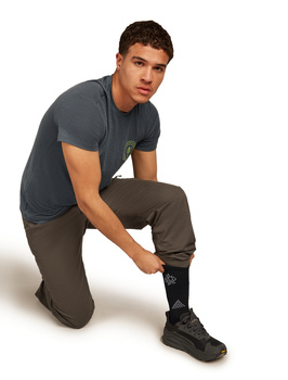 Skarpety męskie Icebreaker LIFESTYLE ULTRALIGHT CREW czarne IB0A574E0IZ