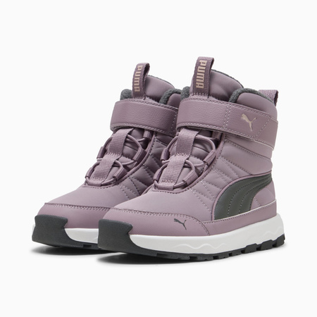 Buty zimowe dziecięce Puma EVOLVE BOOT AC+ PS fioletowe 39264509