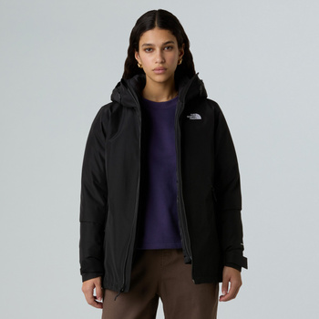 Kurtka z kapturem damska The North Face CARTO MONO TRICLIMATE czarna NF0A8D3DJK3