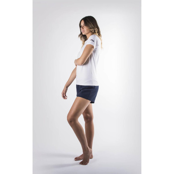 Piżama damska Fila JERSEY STRETCH WITH FRENCH TERRY PANT biała FPS4023-300