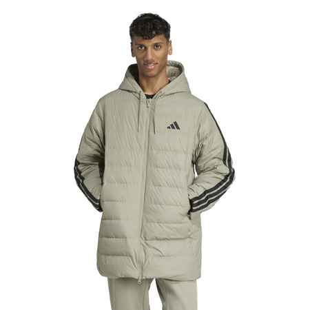 Parka puchowa męska adidas ESSENTIALS zielona JM4062