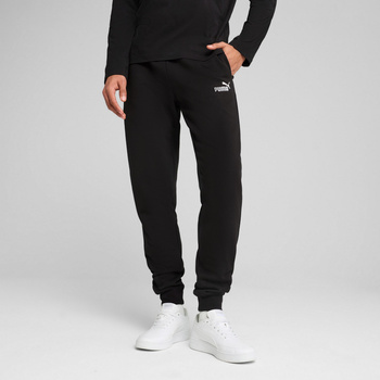 Spodnie dresowe męskie Puma ESS NO.1 LOGO SLIM FL CL fioletowe 68264201