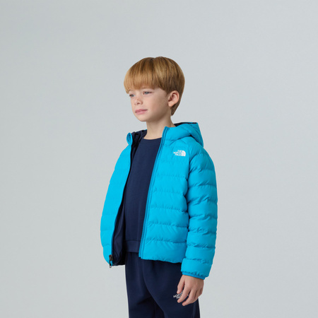 Kurtka z kapturem dziecięca The North Face REVERSIBLE PERRITO niebieska NF0A88VJD7R