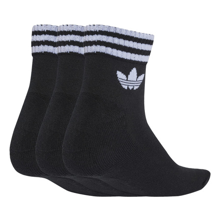 Skarpety unisex adidas 3-STRIPES 3-PACK czarne JV7436