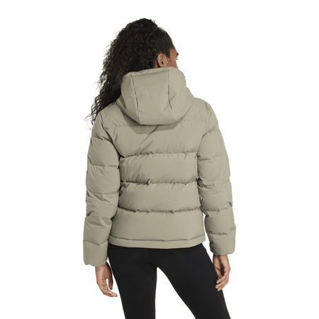 Kurtka puchowa damska adidas HELIONIC zielona JX3027