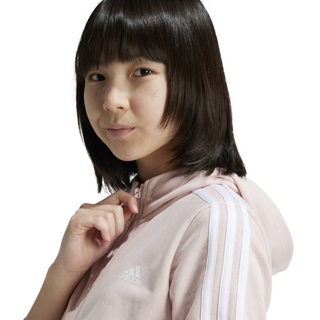 Bluza dziewczęca adidas ESSENTIALS 3-STRIPES różowa IZ3464