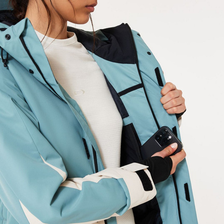 Kurtka narciarska damska Oakley TNP TBT niebieska FOA500472-27U