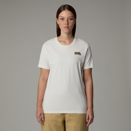 Koszulka damska The North Face OUTDOOR GRAPHIC beżowa NF0A8C22QLI