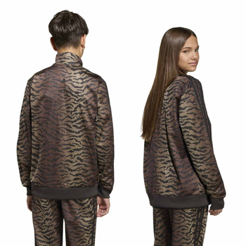 Bluza dresowa dziecięca adidas FIREBIRD brązowa KD8283